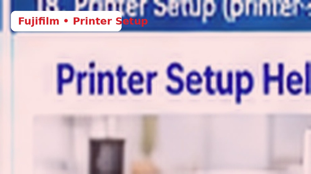 Printer setup