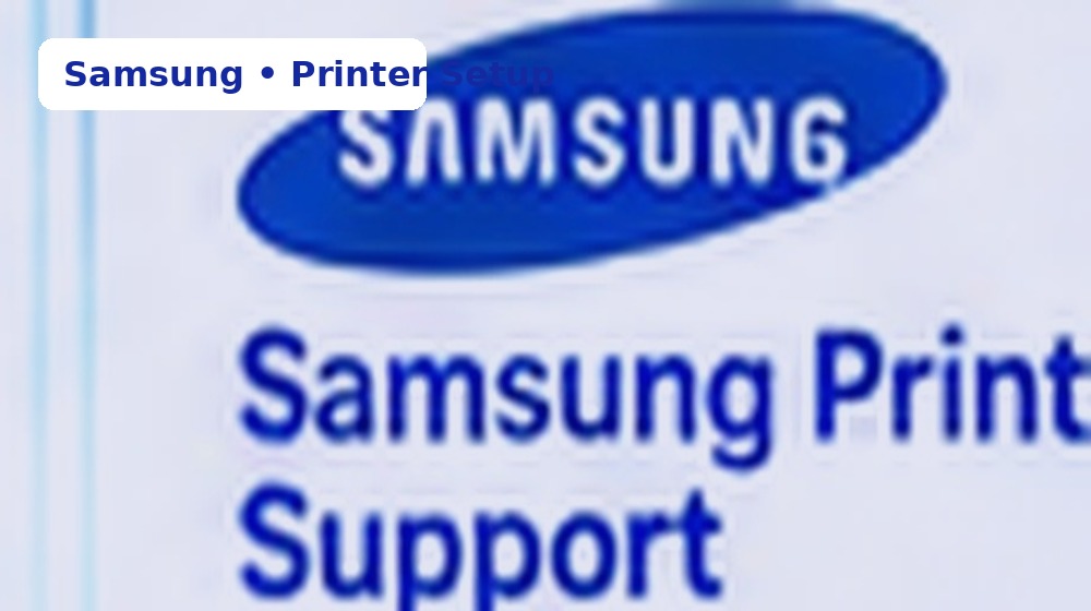 Printer setup
