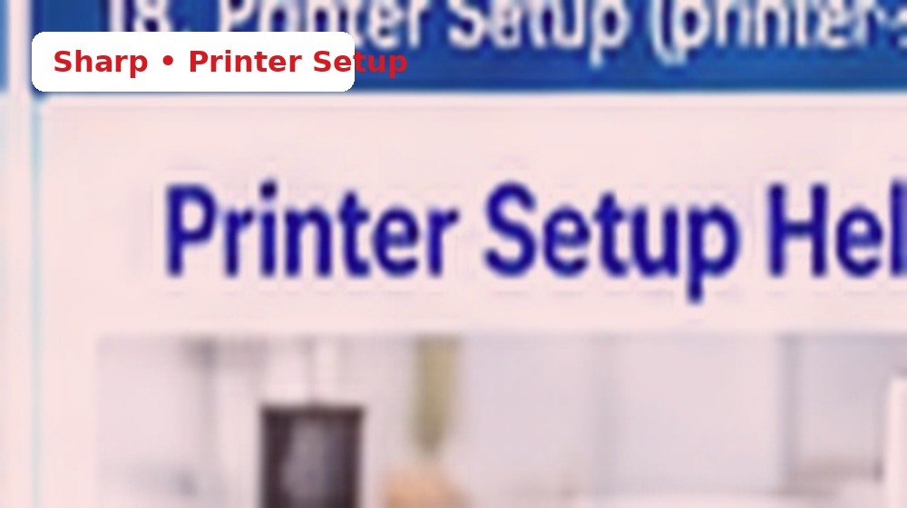 Printer setup